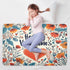 GuoChe Valentines Day Florals Red Love Heart Happy Valentine's Day Extra Large Resuable Changing Pad Covers Soft