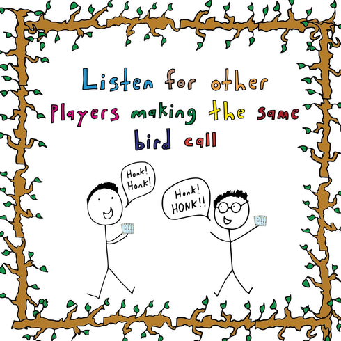 Bird Call, A Lively and Absurd 5-Minute Party Game, High Energy Card Game for Kids, Teens, and Adults