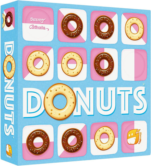 Donuts - The Tasty & Tactical Clash for 2 Players, Placement Board Game for Ages 8+, 10-15 Min Playtime