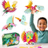 Clixo Tropical Birds Pack - Magnetic STEAM Building Toy Set with Custom