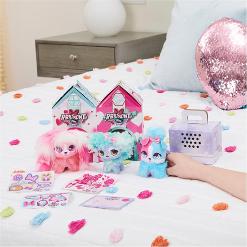 Minis Fluffy BFFs 3-Pack of 3-Inch Plush Toys, Kids Toys for Girls Aged 5 and Up