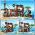 Set 3 Set, 781PCS 6-12+ HOGOKIDS Pirate Ship House Building with LED Light - Style Modes Pirate Wharf Supply Center