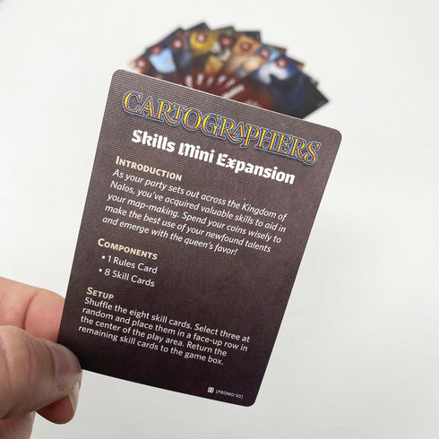 Cartographers: Skills 1 Mini-Expansion - 8 New Skill Cards for Cartographers & Cartographer Heroes