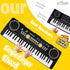 Drmukie 49 3-5 3 4 5 6 Key Piano Keyboard for Kids Music Toys Ages Electronic Keyboards Pianos with Microphone for Year