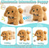 3 4 5 6 Set, 3-8 TONZE Robot Dog Toy for Girls Kids Year Old, Interactive Walking Barking Realistic Robot Puppy Toys