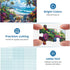 WSCXSC 500 1:1 20.5 15 Jigsaw Puzzles for Adults Pieces, Interlock Perfectly Letter on Back No Dust, Home Decor