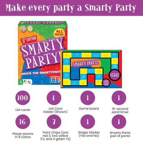 R&R Games Smarty Party - 5th Edition Family Game