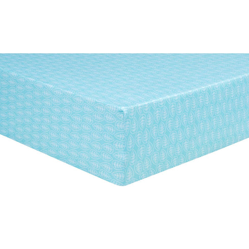 Cozy Trend Lab Fitted Crib Sheet - Leaves Design for a Nursery