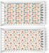 ZoUbqchY 28"x52" Summer 2 Pack Retro Boho Surfing Baby Crib Sheets for Boy Girl Surfboards Coconut Palm Trees Sun Soft