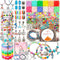 leitait Girls Toys Bracelet Making Kit, 3100pcs Beads for Charm Jewelry Making Supplies, Unicorn/Mermaid Crafts Gifts