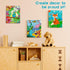 Volmop 3 Pack Paint by Numbers for Kids Ages 8-12 - 10 * 8" Color by Number Framed Canvas with Paints