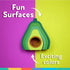 Nuby Soft Silicone Stackable Avocado Interactive Toy for Early Development, Suitable for 12+ Months