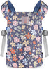 GAGAKU Kids Baby Carrier for Dolls, American Girl Bitty Realistic Baby Dolls Stuffed Animal Carrier - Blue Flowers