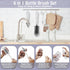 Brush,6 1 Baby Bottle in Bottle Cleaner Brush Kit with Extendable Silicone Bottle Brush, Drying Rack, Nipple Brush