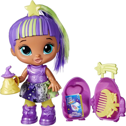 Baby Alive Star Besties Doll, Lovely Luna, 8-inch Space-Themed Doll for 3 Year Olds and Up, Accessories