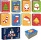 OHOME Back to School Supplies - Christmas Card Game Snowman Sock Cane