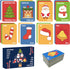 OHOME Back to School Supplies - Christmas Card Game Snowman Sock Cane