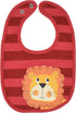 Funstuff Baby Boys 5 Pack Bibs Lion Panda Dinosaur Tiger Shark