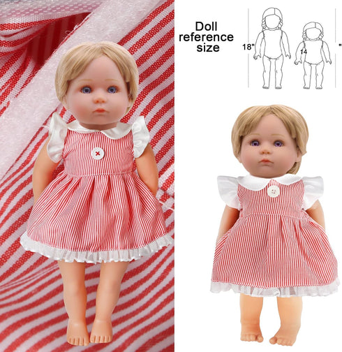 10 Sets 12 13 14 15 Inch 22 Alive Baby Doll Clothes and Accessories - Girl Doll Clothes Dress for Dolls, Baby Doll