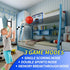 Basketball Hoop Indoor for Kids, Over The Door with LED Lighting & Audio Scoreboard, Mini Basketball Toys