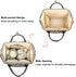 Xunteny Backpack Leopard Baby Diaper Bag for Girls Boys, Waterproof Large Maternity Nappy Bags for Mom