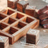 Wooden XO Blocks Tic Tac Toe Board Game by BSIRI - Ideal for Kids and Family Game Night, Unique Gifts