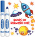 Crayola Broad Line Markers, Blue (12Ct), Markers for Kids, Bulk School Supplies, Nontoxic Refill Box