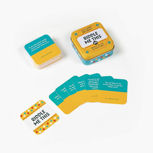 After Dinner Amusements: Riddle Me This - 50 Brainteasers for Family, Portable Camping and Holiday Games