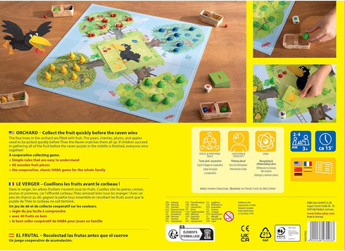 HABA Orchard Game - Cooperative Game for Ages 3 and Up (Made in Germany)