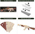 3D Wooden Puzzles for Adults - DIY Rubber Band Gun Wood Model Building Kits for Family Time