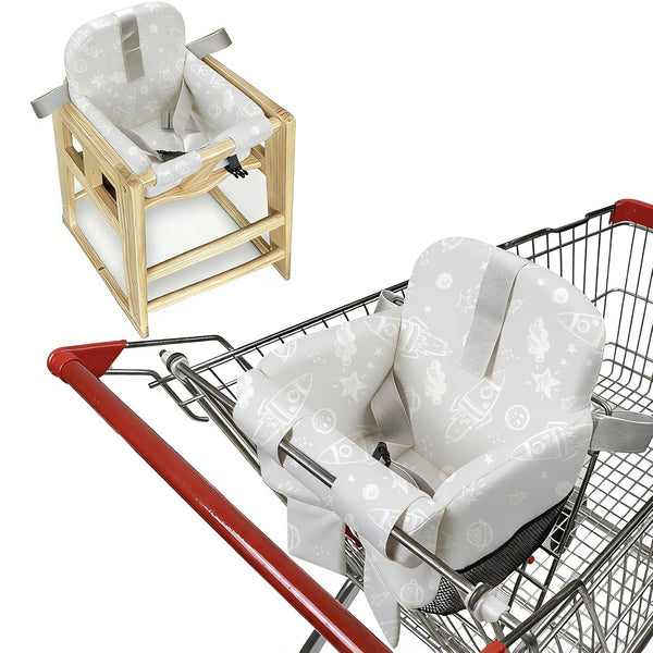 Storafolix Shopping Cart Cover for Baby, High Chair Cover, Grocery Cart Cover, Cart