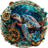 Wooden Puzzles for Adults, Embossed Sea Turtle Puzzle for Adults, Unique Shaped