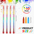 140 11 Teling Pieces Colorful Stackable Buildable Crayons Interchangeable Colors Pencils Party Favors DIY Mini Rainbow