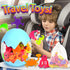 Suction Bath Toys for Kids, 18 Pcs Silicone Ocean Animal Suction Cup Toys with Eggshell & Bag for Toddlers