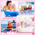 36 Packs Sets 2.2 Inch Sosation Mini Rubber Ducks with Sunglasses Bath Squeaky Rubber Duckies Cute Float Bathtub Toys