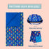 Wildkin Kids Sleeping Bags for Boys and Girls, 57 x 30 x 1.5 Inches, Cotton Blend, Ideal for Camping & Parties (Robots)