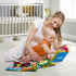 6-Pack Dr.Rapeti Soft Cloth Books Baby Books Bath Books for Baby Infant Toddler Kids Crinkle Squeaky Washable Chewable