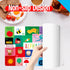 6 Pack Placemats for Kids, Non-Slip Washable, Reusable Alphabet, Number, Month, Color & Emotion Educational Placemats