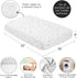 Sweet Jojo Designs Fitted Baby Crib Sheets (Blue Moon and Stars) for Girls and Boys, Infant Nursery, Toddler Room