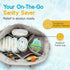 Set Teetherpop Fillable Freezable Teethers for Babies - Breastmilk Teether with Spill-Proof Sippy Slits Teething