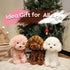 Adorable Labradoodle Plush Toy, Fluffy Red Poodle Stuffed Animal Dog Puppy, 12.6" - Perfect for Kids and Babies