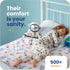 34x36 IMPROVIA Pee Pads for Kids - Bed wetting Pads for Kids Potty Training Bed mats for Toddlers Waterproof Reuseable