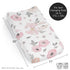 Sweet Jojo Designs Baby Changing Pad Cover Sheet (Pink/Grey Boho Floral) for Girls, Infant/Newborn Diaper Table Change