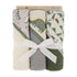 3 Pack (GS71721) Cudlie Buttons & Stitches Baby Boy Rolled/Carded Hooded Towels in Dino Roar Print