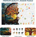 500 16.7x11.1 Qiuenisray Mother's Day Wooden Puzzles for Adults Pieces, Mosaic Tree of Life Jigsaw Puzzles, Beautiful