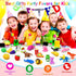80PCS Mini Animal Erasers for Kids, Bulk Small Toys, 3D Cute Desk Pets, Classroom School Supplies, Party Favors