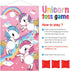 Blulu Unicorn Bean Bag Toss Game for Kids, Outdoor Toys with 3 Nylon Bean Bags, Birthday Party Game