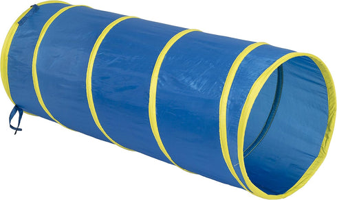 Pacific Play Tents 20414 Kids Hide-Me Dome Tent and Crawl Tunnel Combo, Large, Red/Yellow/Blue