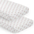 Sweet Jojo Designs 2-Piece Baby Crib Sheets Set (Red and White Baseballs)