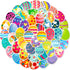 Waxkure 50 Pcs Egg Stickers, Basket Stuffers Basket StuffersDecoration Easter Egg Decoration, Easter Egg StickersEaster